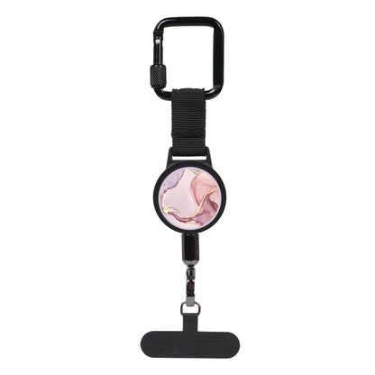 Retractable Anti-Lost Phone Tether with Locking Carabiner