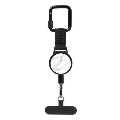 Retractable Anti-Lost Phone Tether with Locking Carabiner
