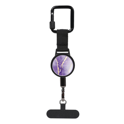 Retractable Anti-Lost Phone Tether with Locking Carabiner