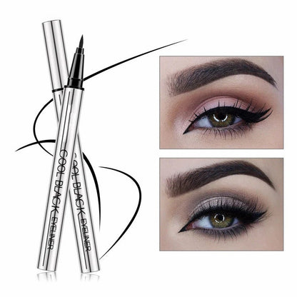 🔥 24-Hour Waterproof & Smudge-Proof Precision Liquid Eyeliner Pen