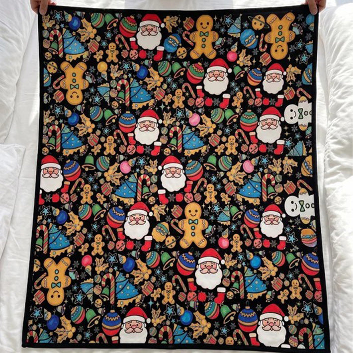 Christmas Coloring Blanket with Fabric Markers – Cozy DIY Holiday Gift